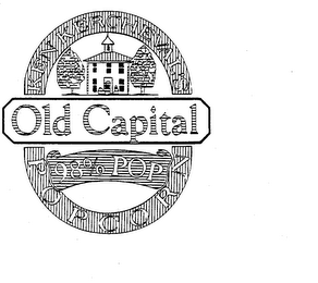 KEN KERCHEVAL'S OLD CAPITAL POPCORN 98% POP logo