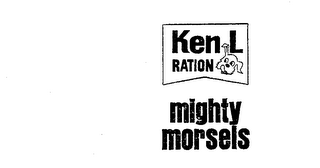 KEN L RATION MIGHTY MORSELS logo