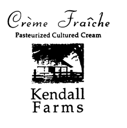 KENDALL FARMS CREME FRAICHE PASTEURIZED CULTURED CREAM logo
