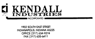 KENDALL INDUSTRIES INCORPORATED logo