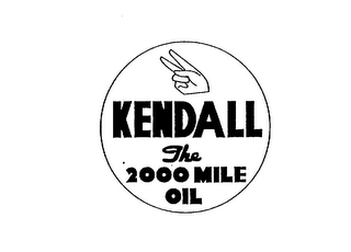 KENDALL THE 2000 MILE OIL logo