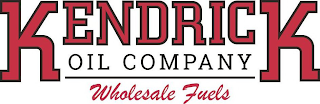KENDRICK OIL COMPANY WHOLESALE FUELS logo