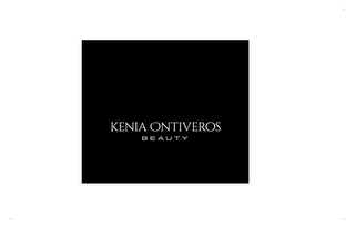 KENIA ONTIVEROS BEAUTY logo