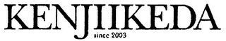 KENJIIKEDA SINCE 2003 logo