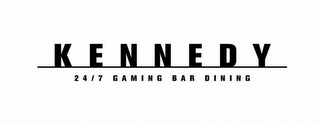 KENNEDY 24/7 GAMING BAR DINING logo