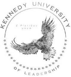 KENNEDY UNIVERSITY OF LEADERSHIP E PLURIBUS UNUM logo