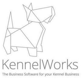 KENNELWORKS THE BUSINESS SOFTWARE FOR YOUR KENNEL BUSINESS logo