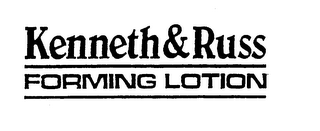 KENNETH & RUSS FORMING LOTION logo