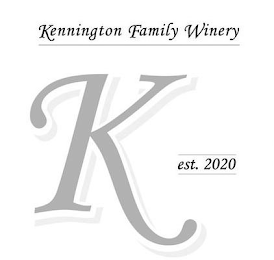 KENNINGTON FAMILY WINERY EST. 2020 K logo