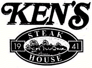 KEN'S STEAK HOUSE 1941 logo