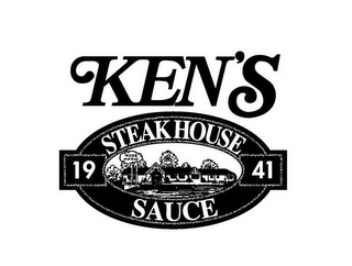 KEN'S STEAKHOUSE SAUCE 1941 logo