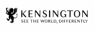 KENSINGTON SEE THE WORLD, DIFFERENTLY logo