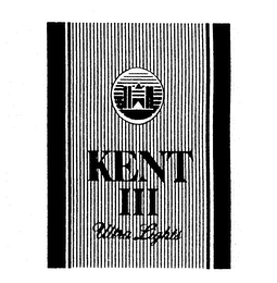 KENT III ULTRA LIGHTS logo