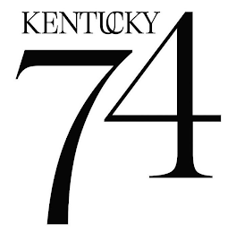 KENTUCKY 74 logo