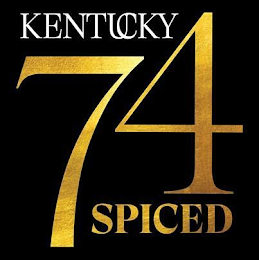 KENTUCKY 74 SPICED logo