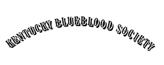 KENTUCKY BLUEBLOOD SOCIETY logo