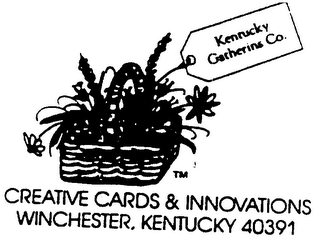 KENTUCKY GATHERINS CO. CREATIVE CARDS & INNOVATIONS logo