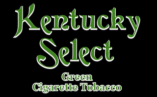 KENTUCKY SELECT GREEN CIGARETTE TOBACCO logo