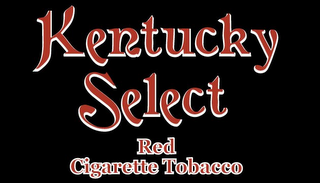 KENTUCKY SELECT RED CIGARETTE TOBACCO logo