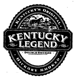 KENTUCKY'S ORIGINAL KENTUCKY LEGEND DOUBLE SMOKED HICKORY SMOKED logo