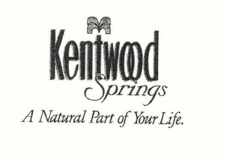 KENTWOOD SPRINGS A NATURAL PART OF YOUR LIFE. logo