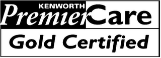 KENWORTH PREMIERCARE GOLD CERTIFIED logo