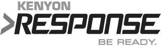 KENYON RESPONSE BE READY. logo