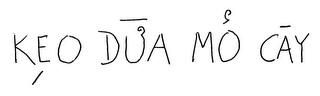 KEO DUA MO CAY logo
