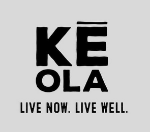 KEOLA LIVE NOW. LIVE WELL. logo
