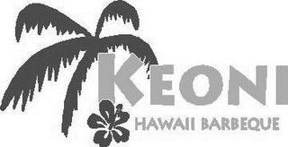 KEONI HAWAII BARBEQUE logo