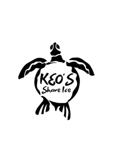 KEO'S SHAVE ICE logo