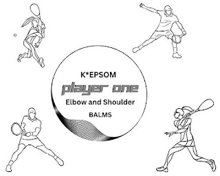 K*EPSOM PLAYER ONE ELBOW AND SHOULDER BALMS logo