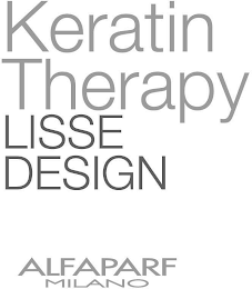 KERATIN THERAPY LISSE DESIGN ALFAPARF MILANO logo