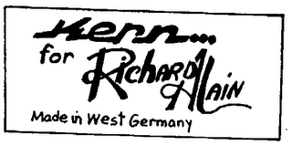 KERN FOR RICHARD ALAIN logo