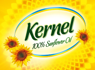KERNEL 100% SUNFLOWER OIL logo