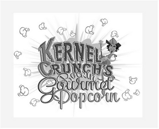 KERNEL CRUNCH'S ROCKIN GOURMET POPCORN logo
