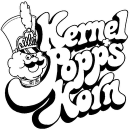 KERNEL POPP'S KORN logo
