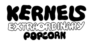 KERNELS EXTRAORDINARY POPCORN logo