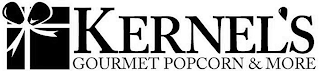 KERNEL'S GOURMET POPCORN & MORE logo