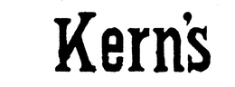 KERN'S logo