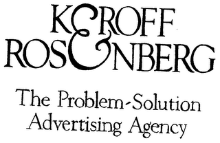 KEROFF ROSENBERG THE PROBLEM-SOLUTION ADVERTISING AGENCY logo