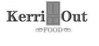 KERRI OUT FOOD logo