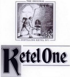 KETEL ONE THE ORIGINAL DISTILLING KETEL NO. 1 logo