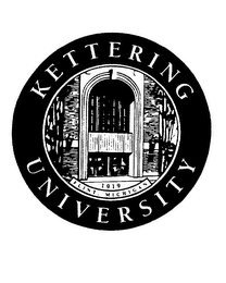 KETTERING UNIVERSITY, FLINT, MICHIGAN 1919 logo