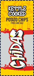 KETTLE COOKED POTATO CHIPS FRIED AND SALT CHIDAS logo