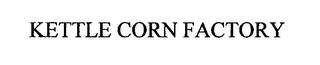 KETTLE CORN FACTORY logo