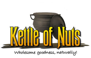 KETTLE OF NUTS WHOLESOME GOODNESS, NATURALLY! logo