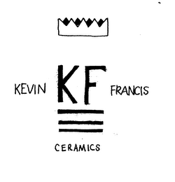 KEVIN KF FRANCIS CERAMICS logo