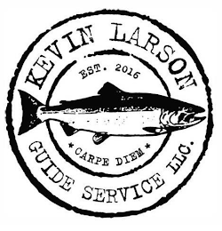 KEVIN LARSON GUIDE SERVICE LLC. EST. 2016 CARPE DIEM logo