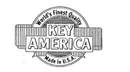 KEY AMERICA WORLD'S FINEST QUALITY MADE IN U.S.A. logo